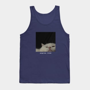 surprise cat Tank Top